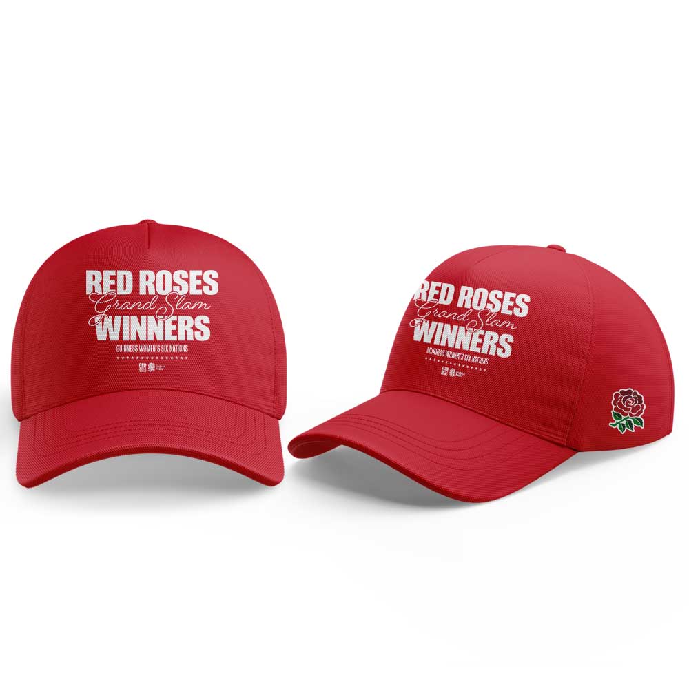 England Red Roses 2026 W6N Grand Slam Winners Graphic Champions Limited Jacket