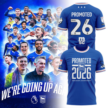 Ipswich Town Promoted 2026 EFL Championship Shirt V3