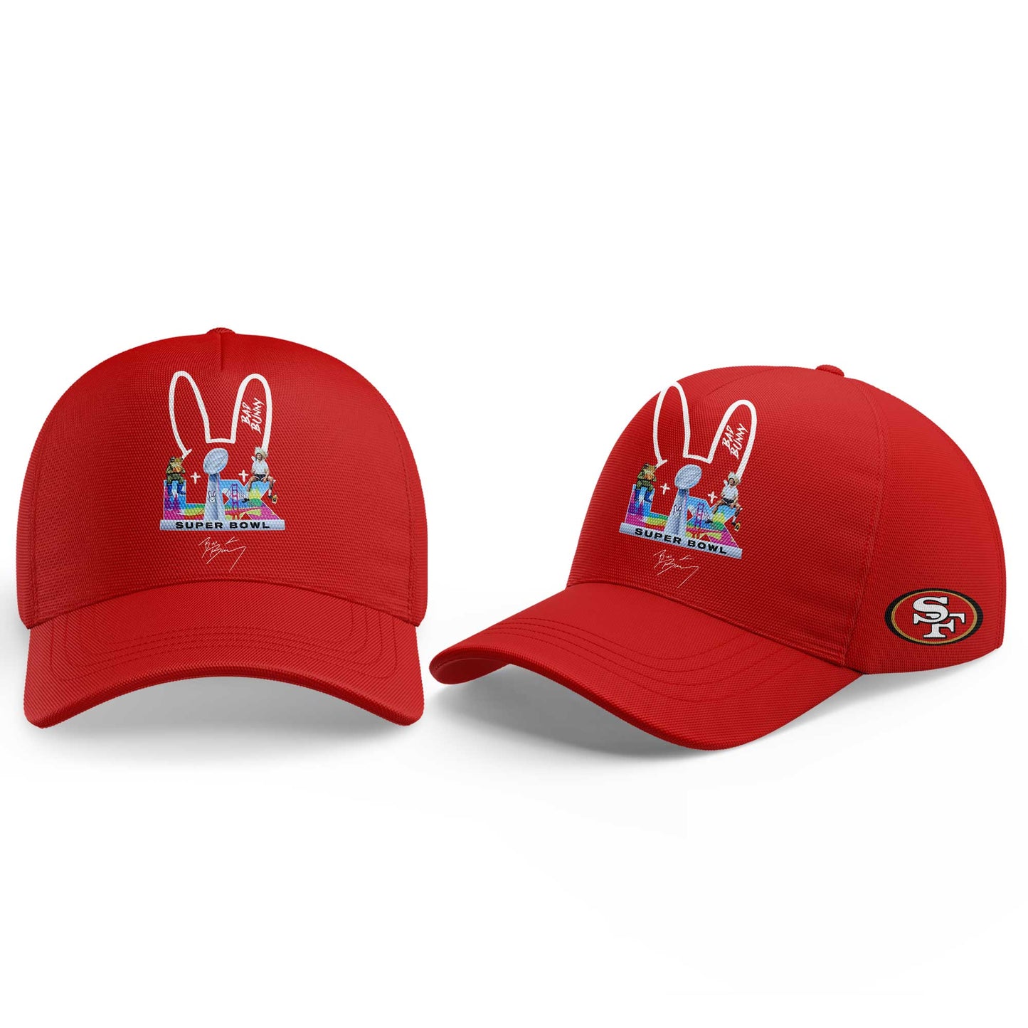 SF.49ers x Bad Bunny Super Bowl 2026 Combo Hoodie V2