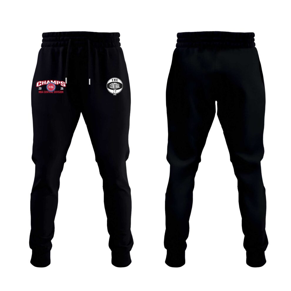 D Pistons First division championship since ’08 calls for some new merch Black Hoodie