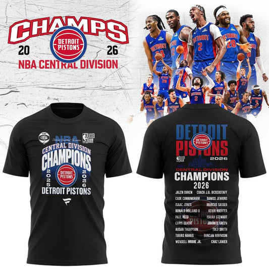 D Pistons First division championship since ’08 calls for some new merch V2 Black Shirt