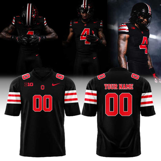 Ohio State Football Back in Black Football Jersey