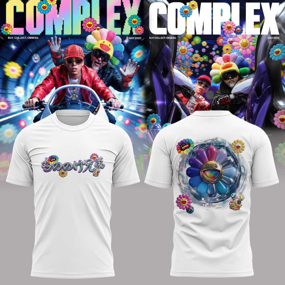 MNNK Bro. x Takashi Murakami x JP THE WAVY Collection 2026 Shirt White V2