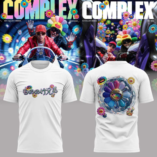 MNNK Bro. x Takashi Murakami x JP THE WAVY Collection 2026 Shirt White V2