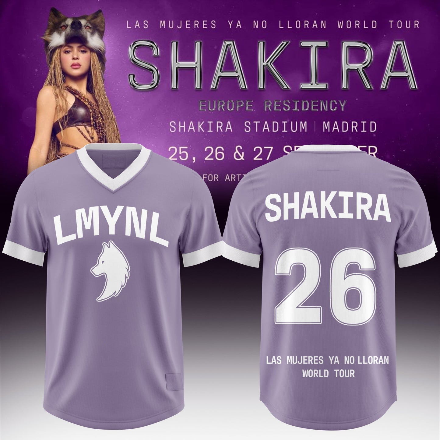 SHAKIRA: LAS MUJERES YA NO LLORAN Exclusive Football Jersey