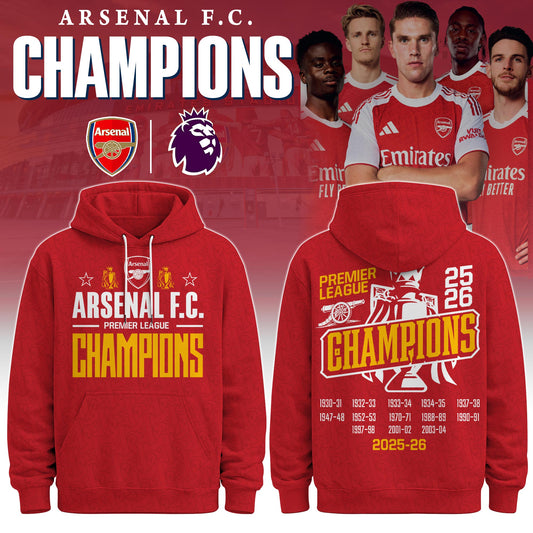 Arsenal Champions Limited Edition Hoodie