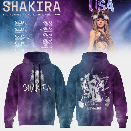 Shakira “ Cosmic She Wolf Tour Hoodie