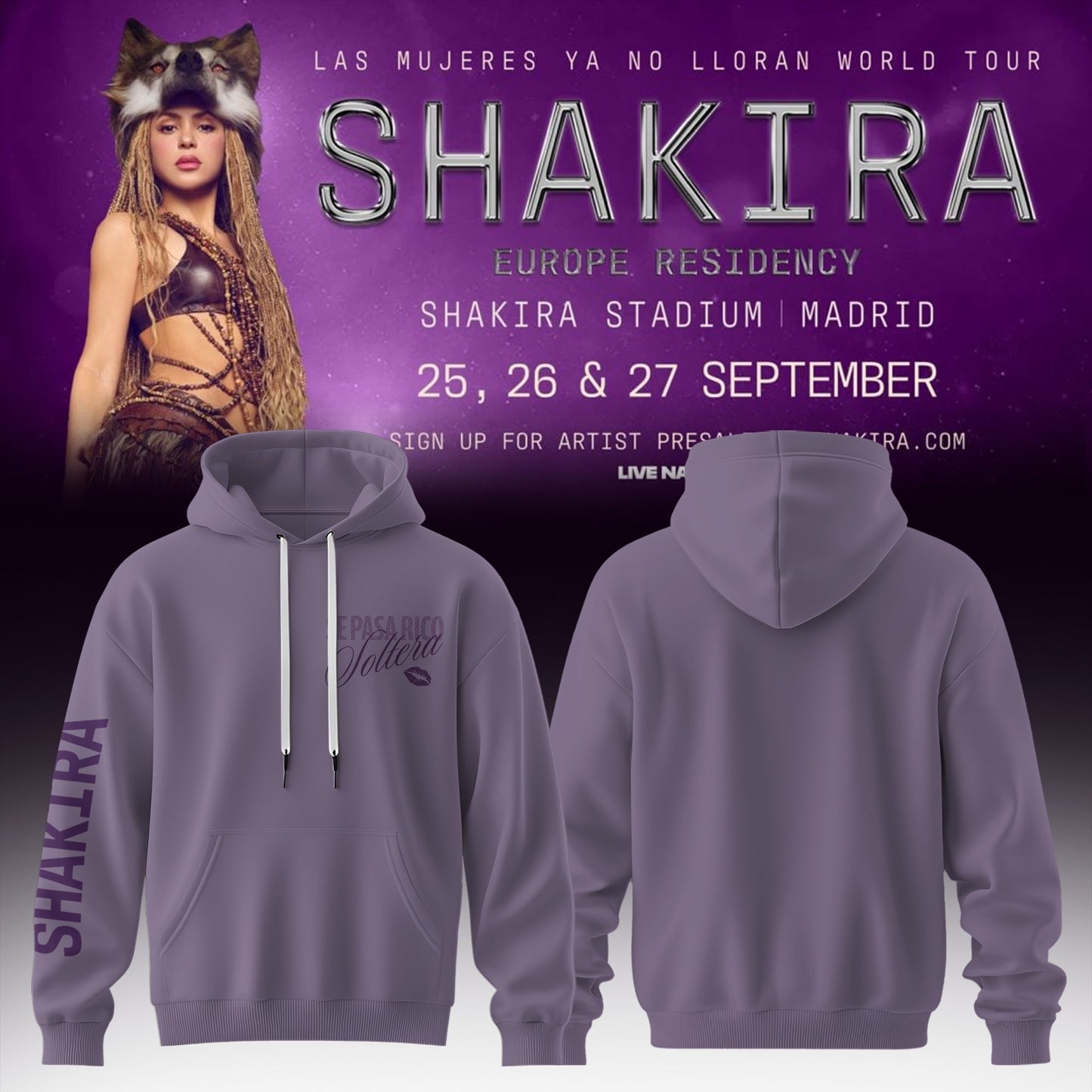 SHAKIRA: LAS MUJERES YA NO LLORAN Limited Hoodie