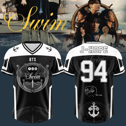 BTS “ Swim Arirang Album Mixed Mesh Jersey