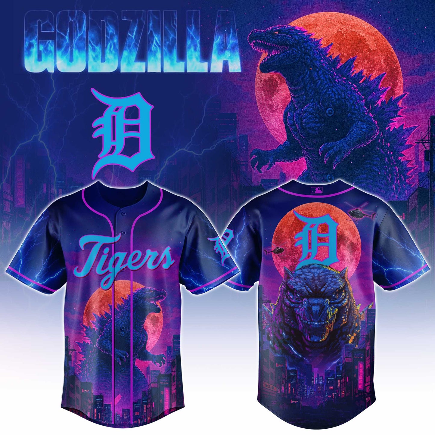 DET Special Godzilla Limited Edition Jersey