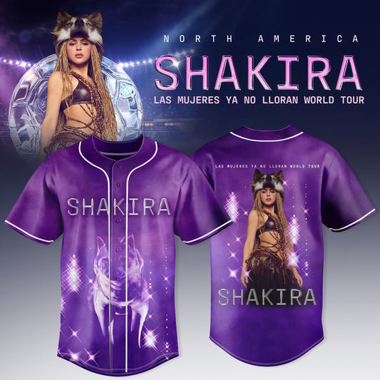 SHAKIRA: LAS MUJERES YA NO LLORAN Exclusive Baseball Jersey