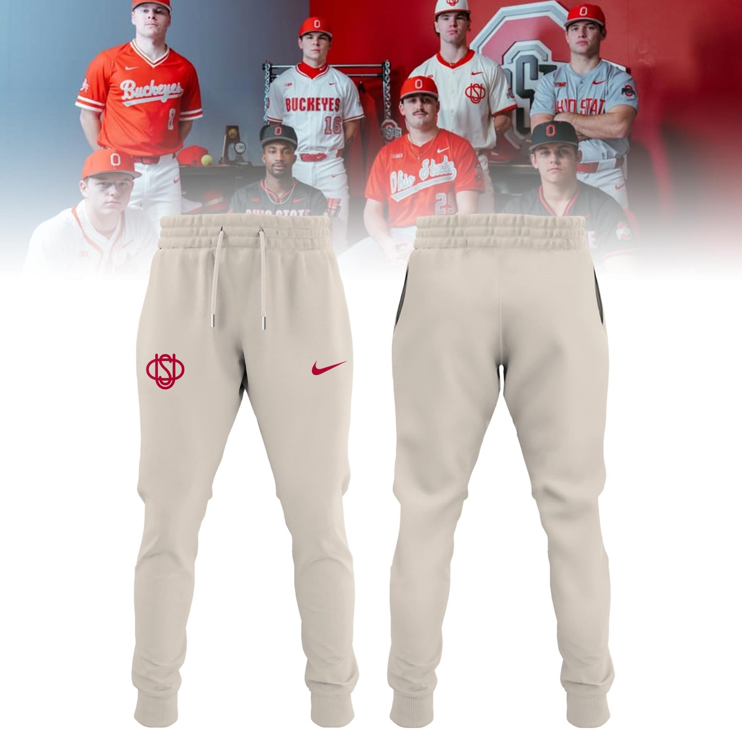 OSU Baseball 2026 Limited Custom Jersey – Cream