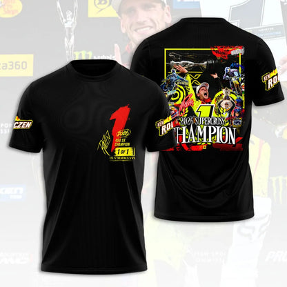 Ken Roczen 2026 AMA Supercross 450cc Champion Shirt