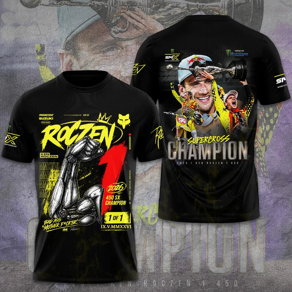 Limited Edition Ken Roczen 450SX Supercross Champion 2026 Shirt