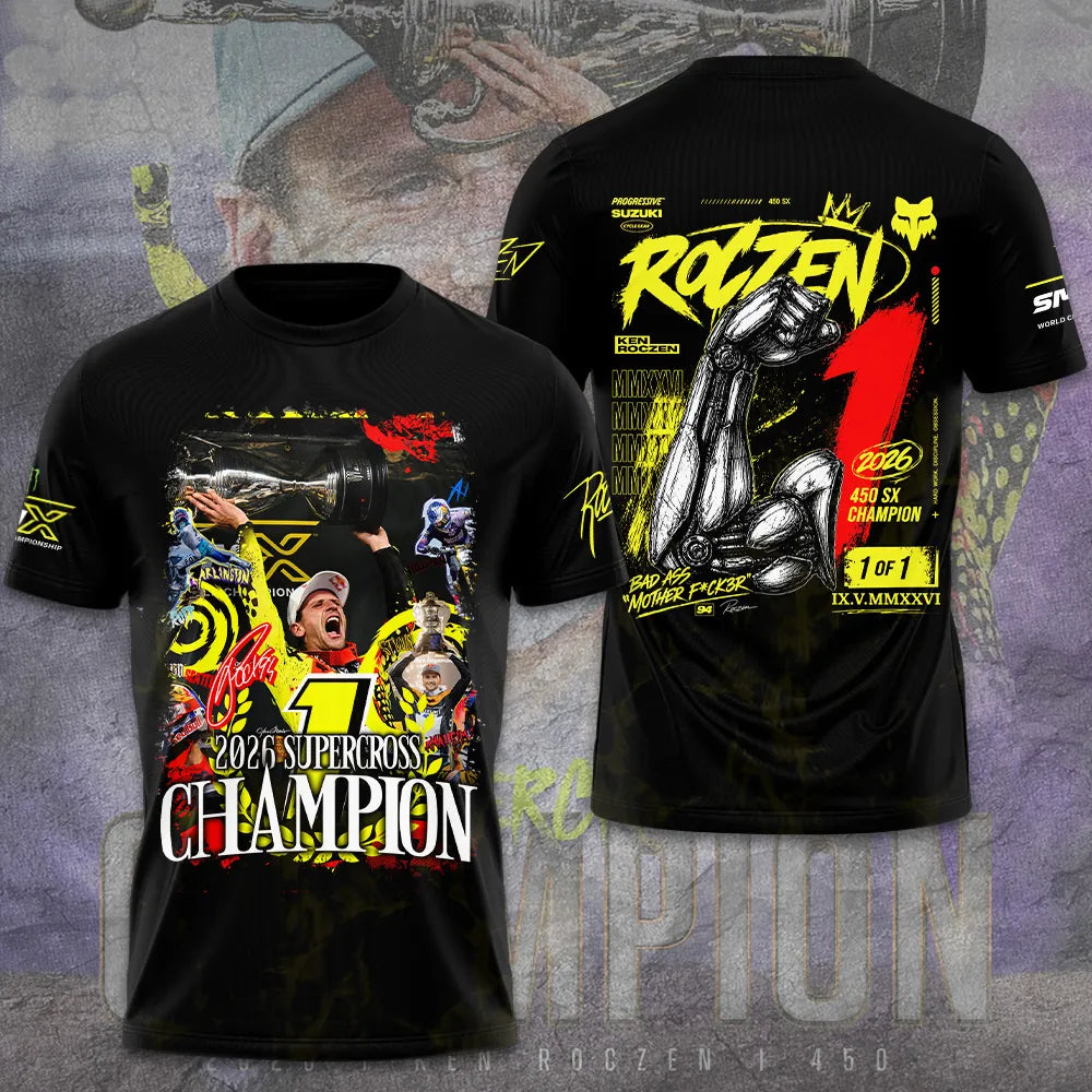 Limited Edition Ken Roczen 450SX Supercross Champion 2026 Shirt