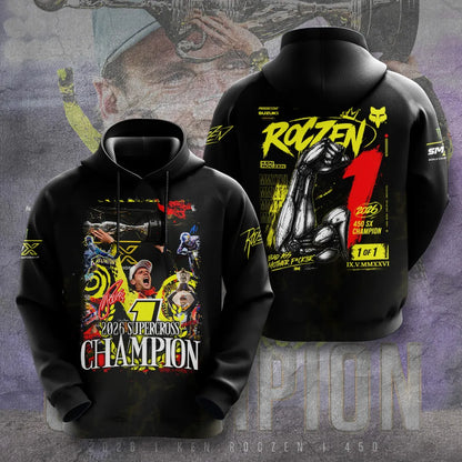 Limited Edition Ken Roczen 450SX Supercross Champion 2026 Hoodie