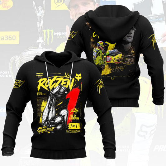 Limited Edition Ken Roczen 450SX Supercross Champion 2026 Hoodie