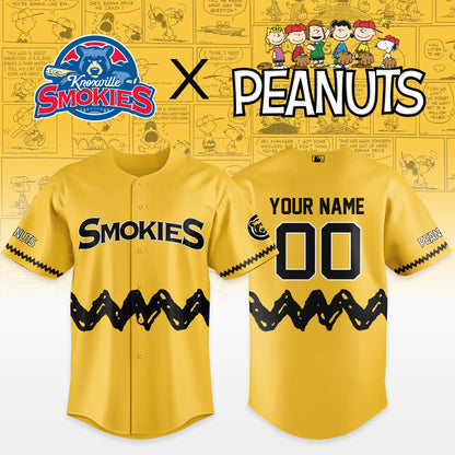 K. Smokies x Peanuts Night Game 2026 Limited Edition Jersey