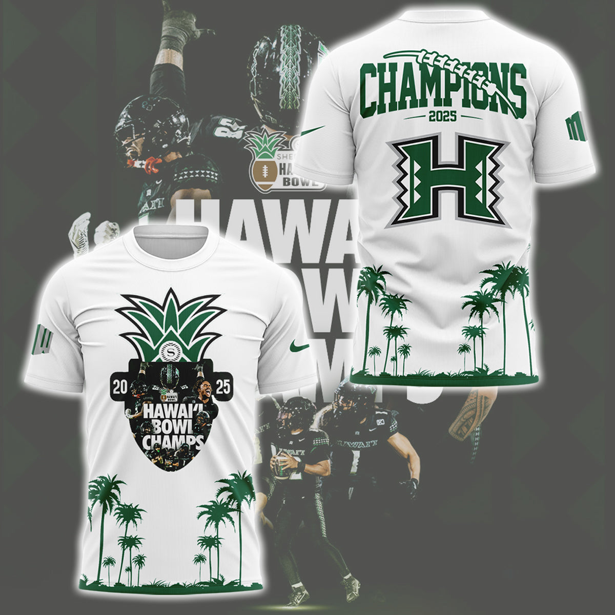 Limited Edition Hawai™i Bowl Champions Shirt