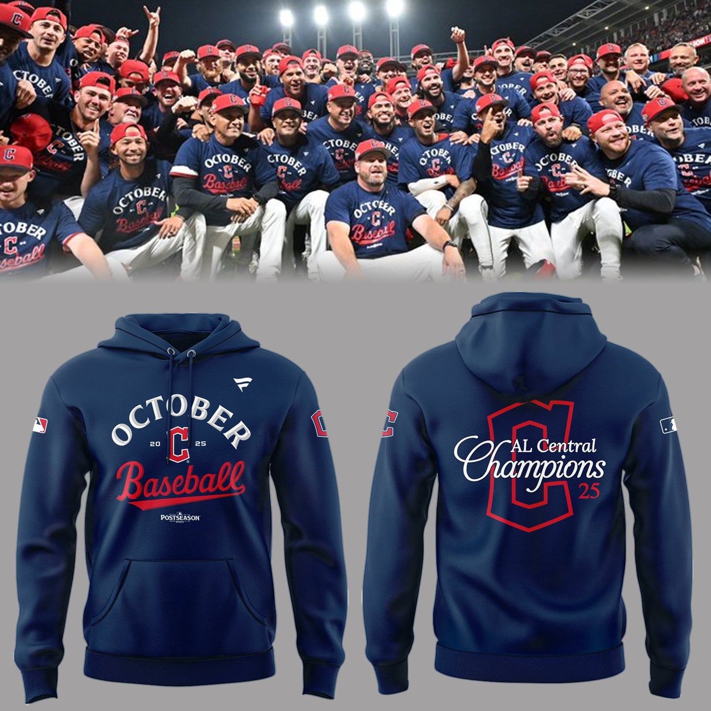 Limited Edition Guardians American League Central Division 2025 Hoodie