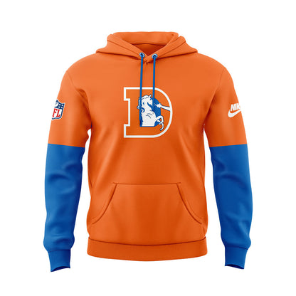 Denver Broncos NFL 2024 Limited Throwback To 77 Orange Hoodie