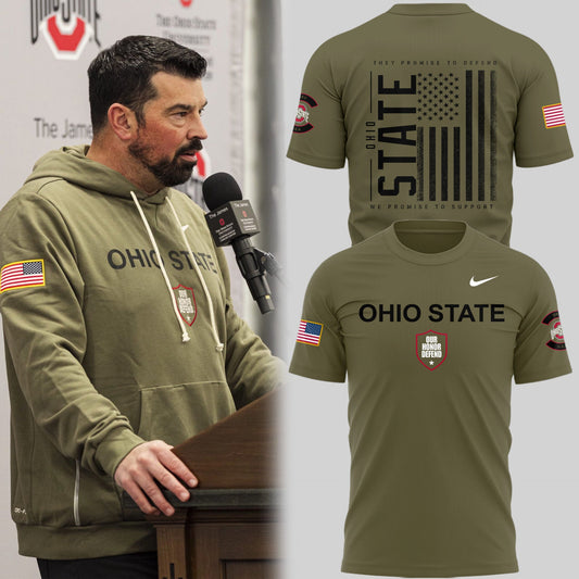 Limited Edition Ohio State x Military Appreciation Day 2025 Tshirt