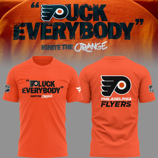 Limited Edition Flyers Hockey Puck Everybody TShirt