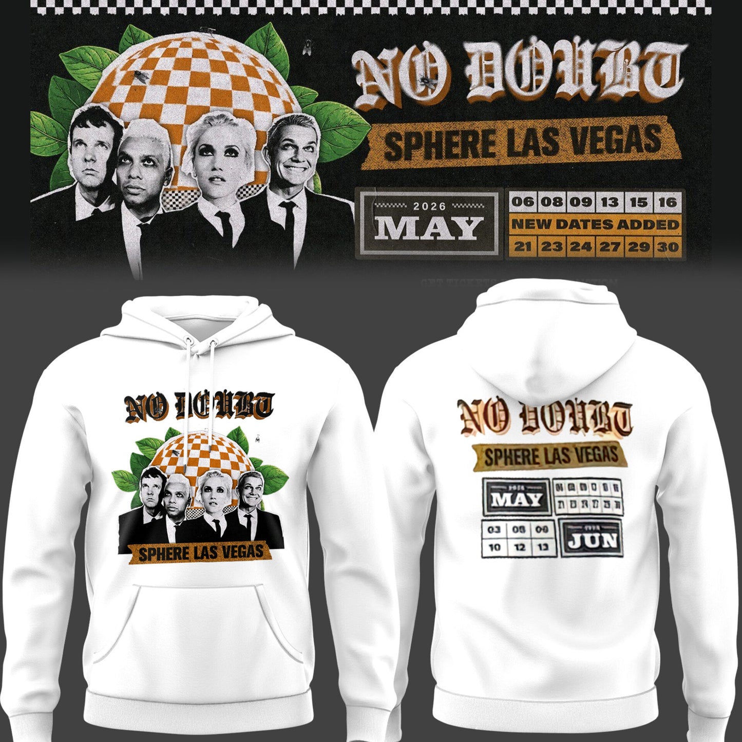 Limited Edition No Doubt Live at Sphere 2026 Hoodie
