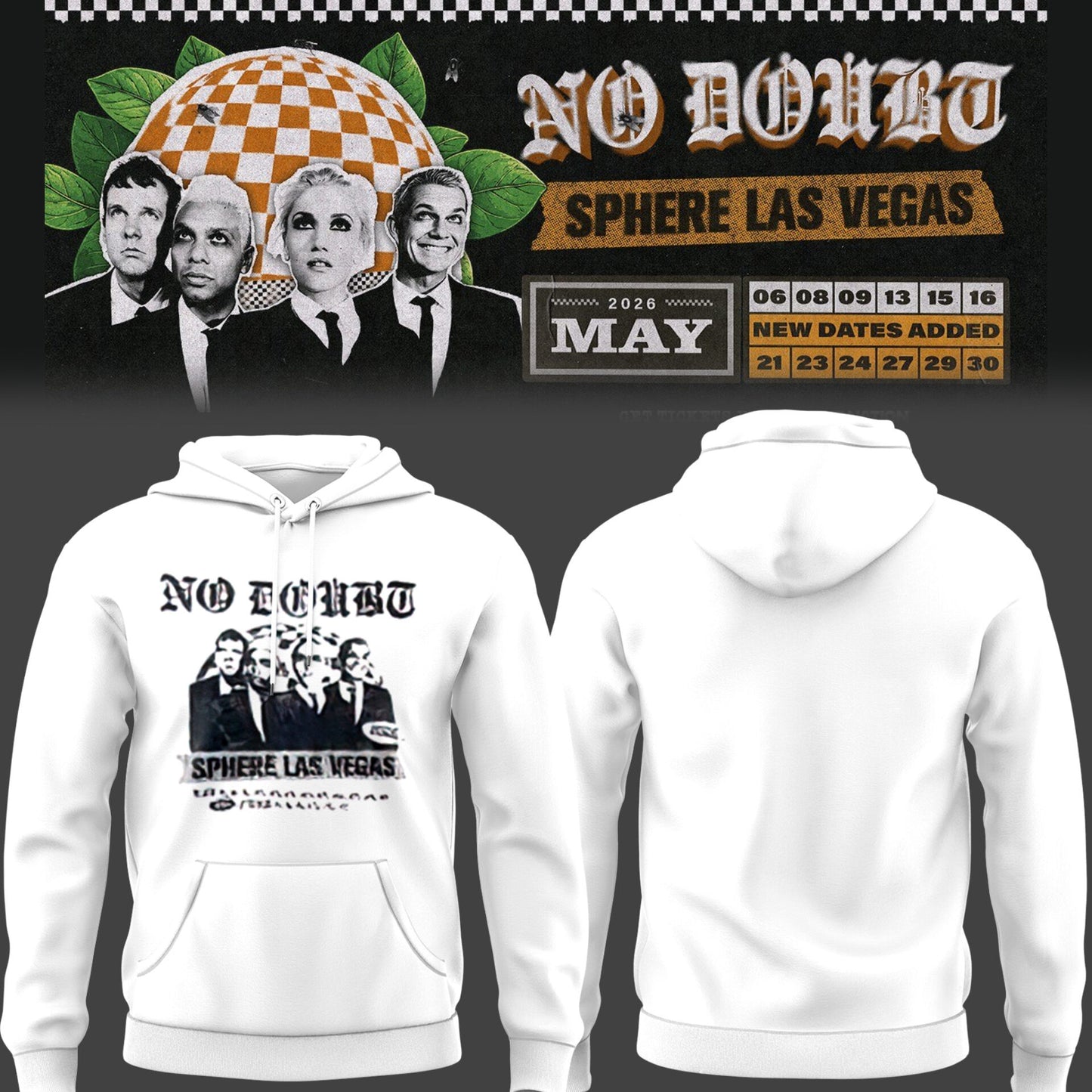 Limited Edition No Doubt Live at Sphere 2026 Hoodie