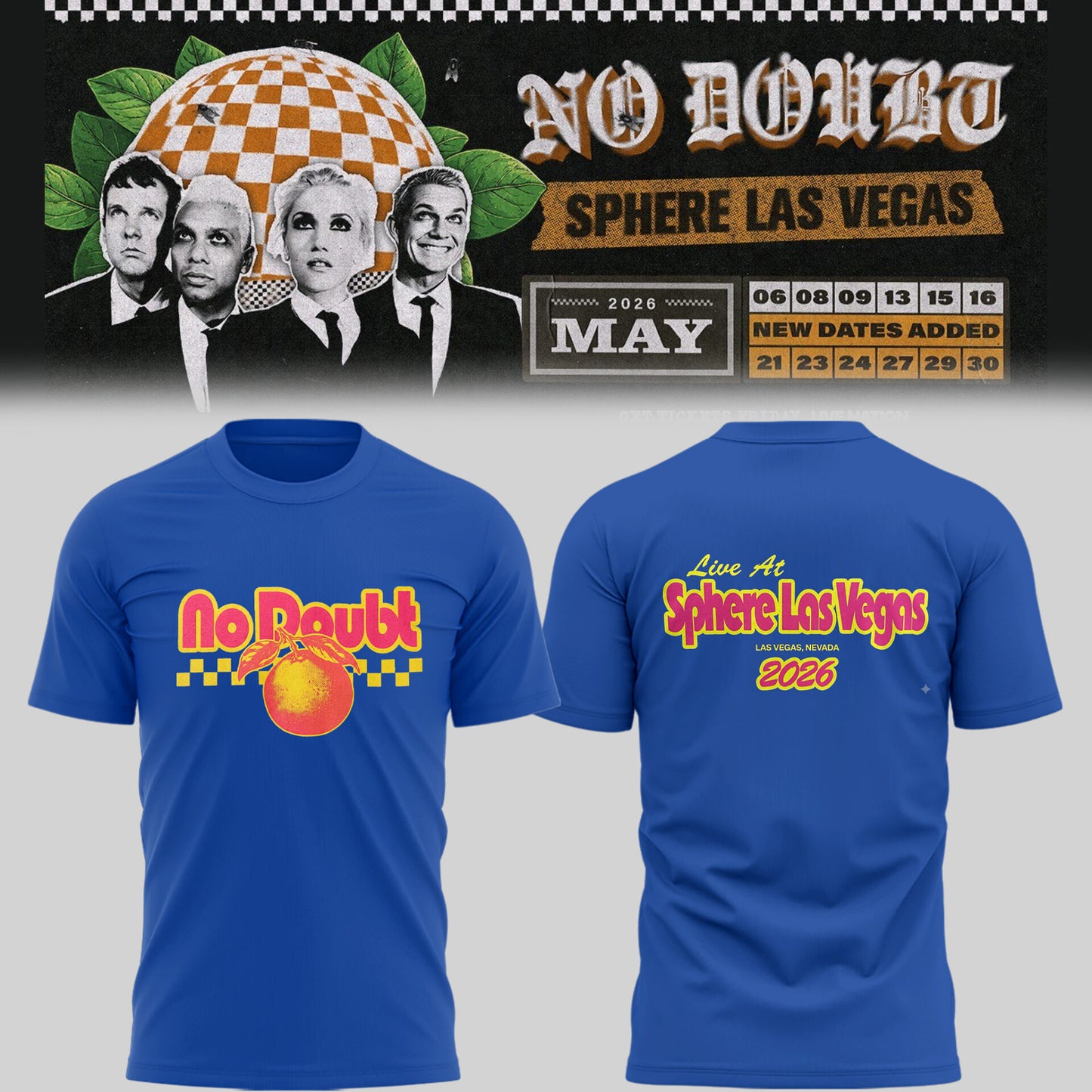 Limited Edition No Doubt Live at Sphere 2026 Shirt