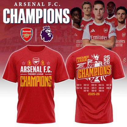 Arsenal Champions Limited Edition T-shirt
