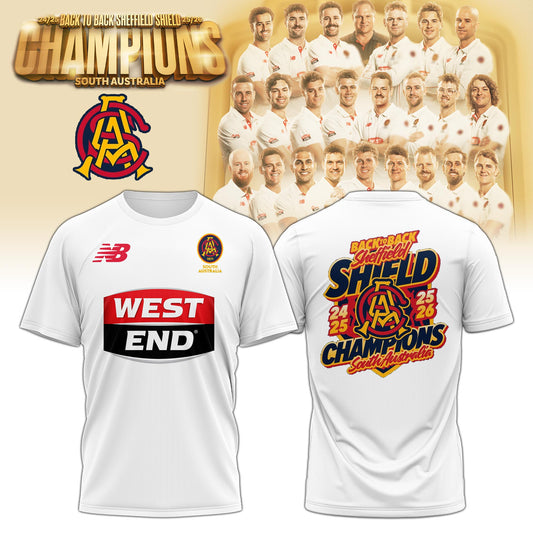 South Australia Cricket Teams back to back Sheffield Shield Champions T-shirt