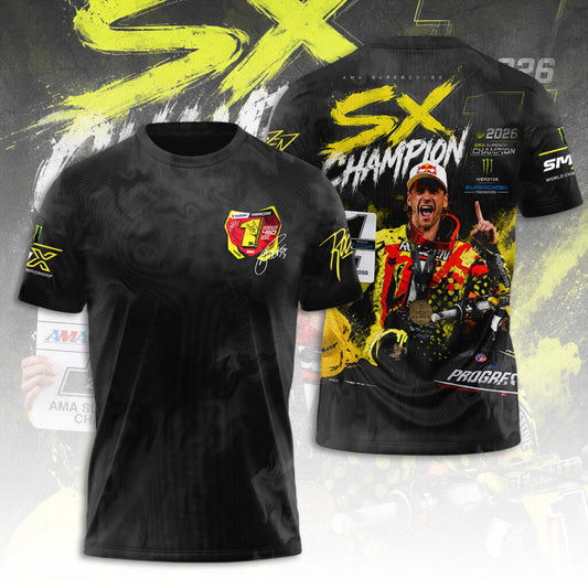 Limited Edition Ken Roczen 450SX Supercross Champion 2026 T-Shirt