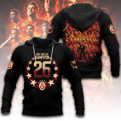 Galatasaray S.K. Turkish Champions 25/26 Limited Edition Hoodie
