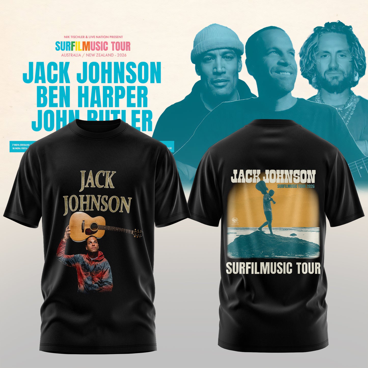 SURF MUSIC TOUR 2026 COLLECTION TEE