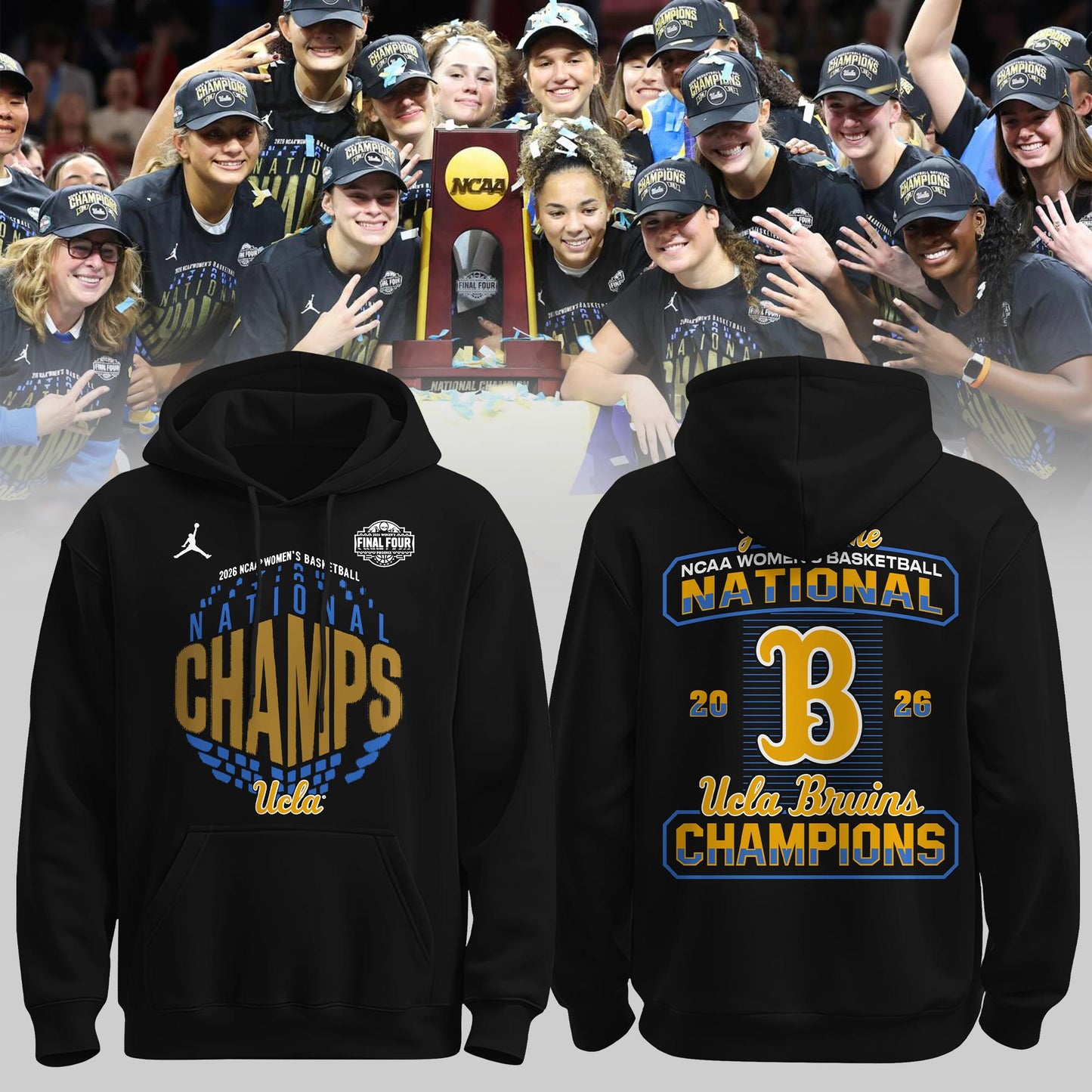 Limited Edition 2026 WBB National Champions ðŸ‘‘ðŸ€ Hoodie