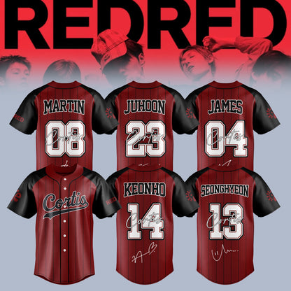 CORTIS: 2ND EP “GREENGREEN” – “REDRED” Exclusive Baseball Jersey