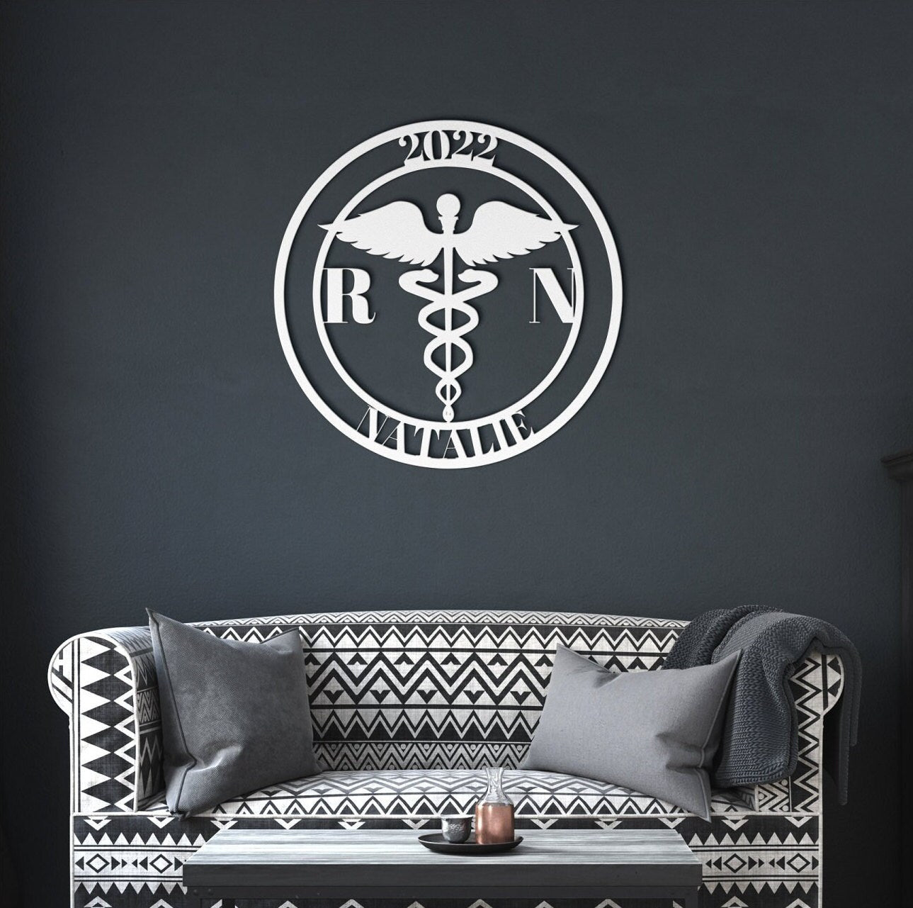 Registered Nurse Metal Sign, Graduation Gift For Nurse, Custom Metal Nurse Sign, Graduate Nurse Gift, Nurse Metal Wall Art, Male Nurse Gift