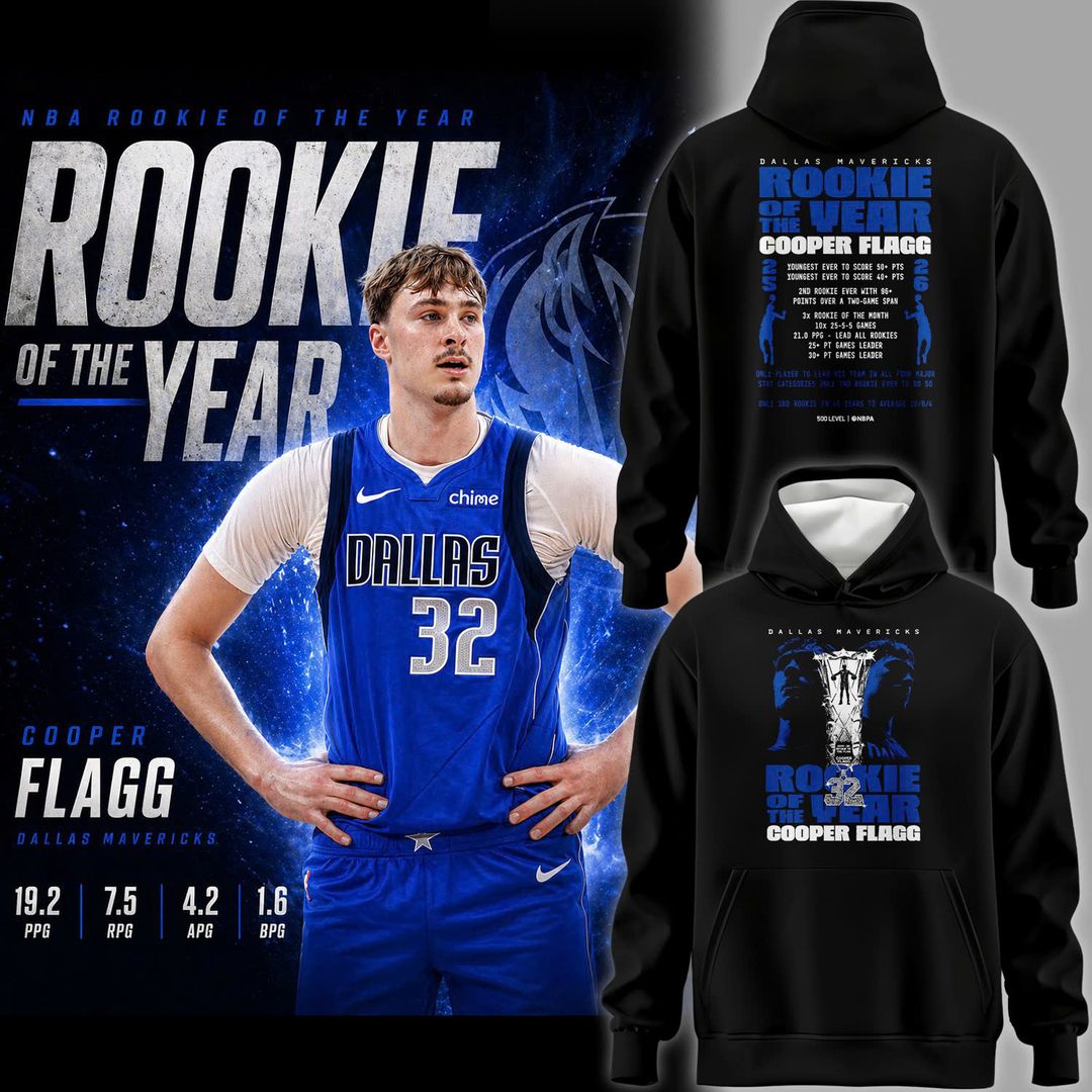 COOPER FLAGG 2025-26 ROOKIE OF THE YEAR Hoodie
