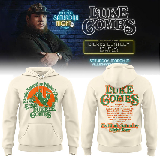 Green Bay Packers x Luke Combs x Country Music 2026 Hoodie