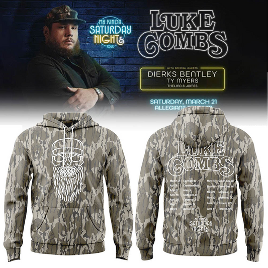 Green Bay Packers x Luke Combs x Country Music 2026 Hoodie