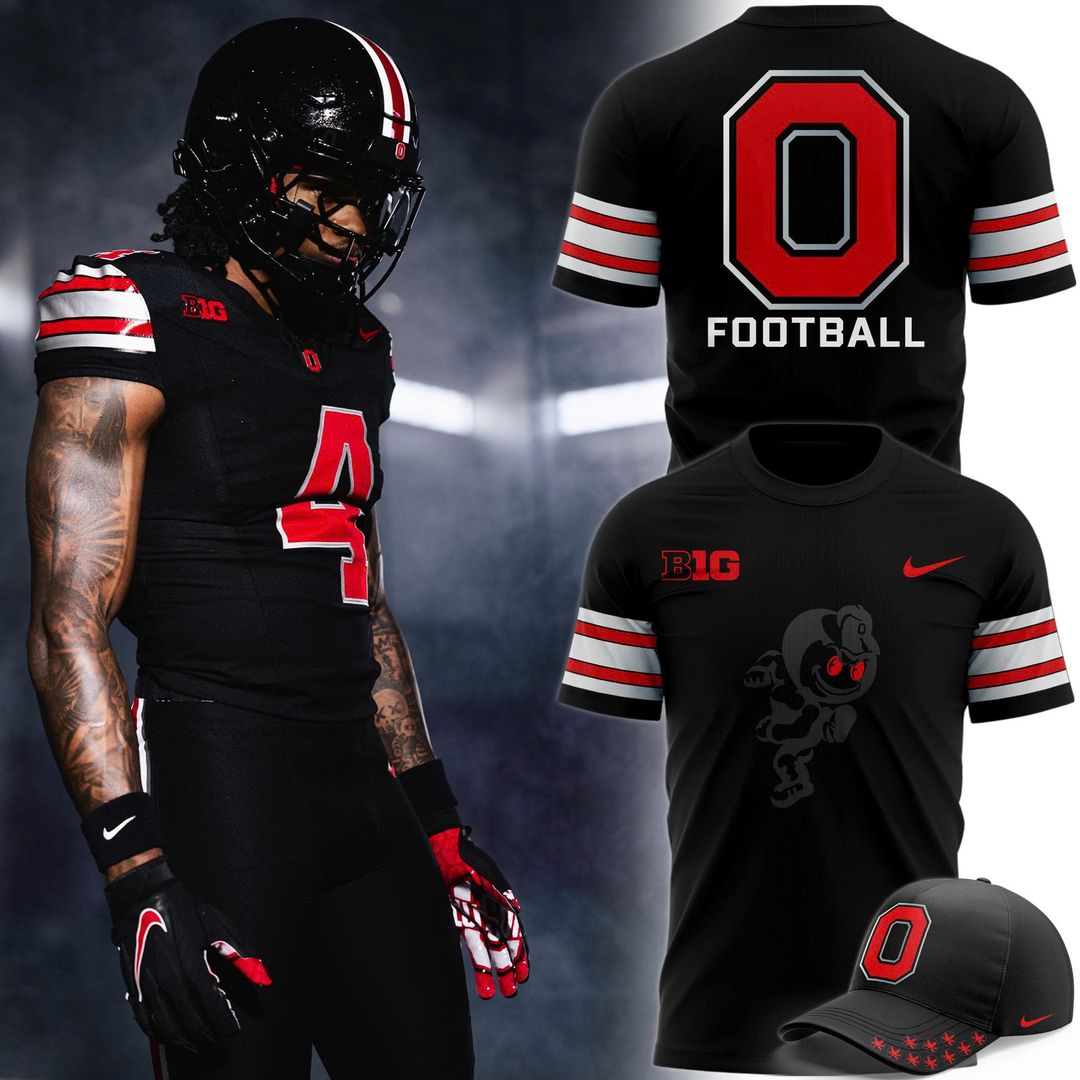 Ohio State Buckeyes Black out “Tunnel Vision” Limited Premium T-shirt