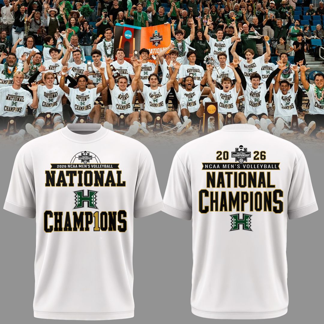 Hawaii Men's Volleyball national champions 2026 -Tshirt