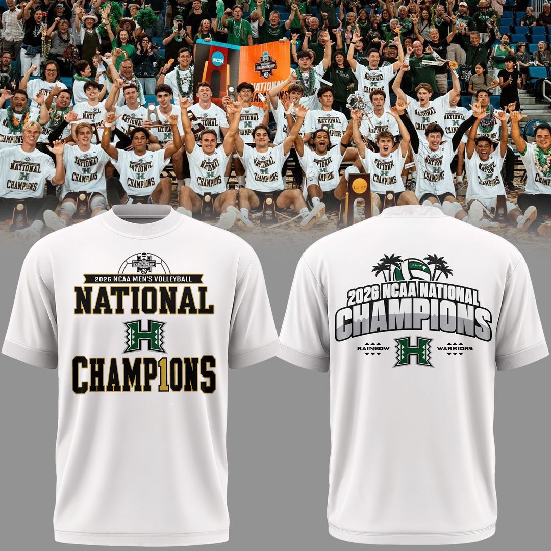 Hawaii Men's Volleyball national champions 2026 -Tshirt