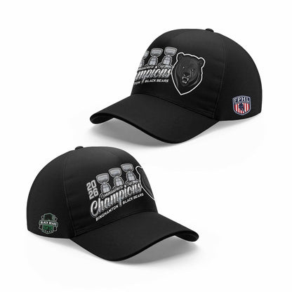 Binghamton Black Bears 2026 Commissioner’s Cup Champions Black Hoodie