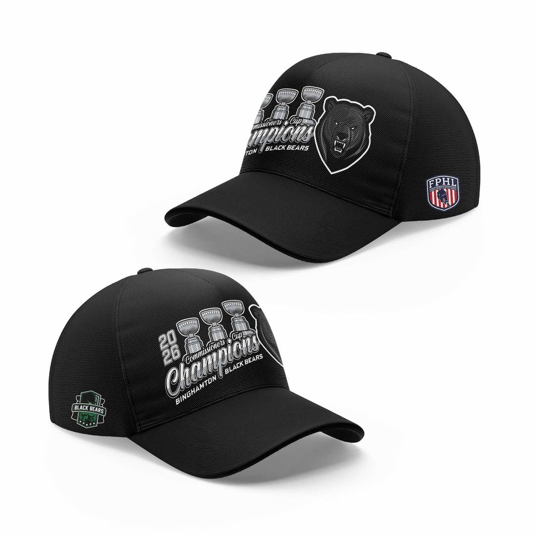 Binghamton Black Bears Back-To-Back-To-Back Champs 2026 T-Shirt-Green
