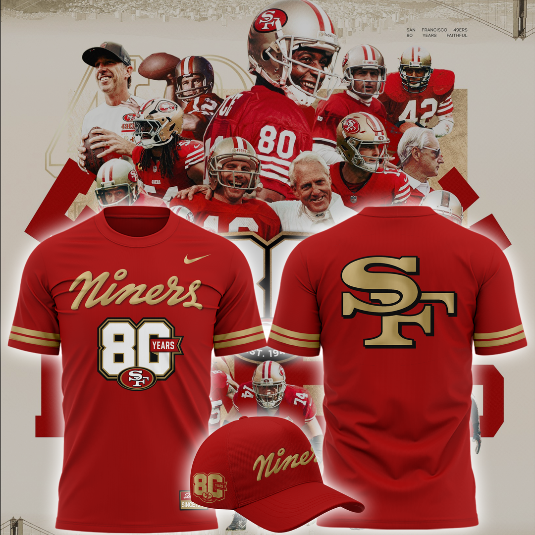 Limited San Francisco 49ers 80th Anniversary Shirt