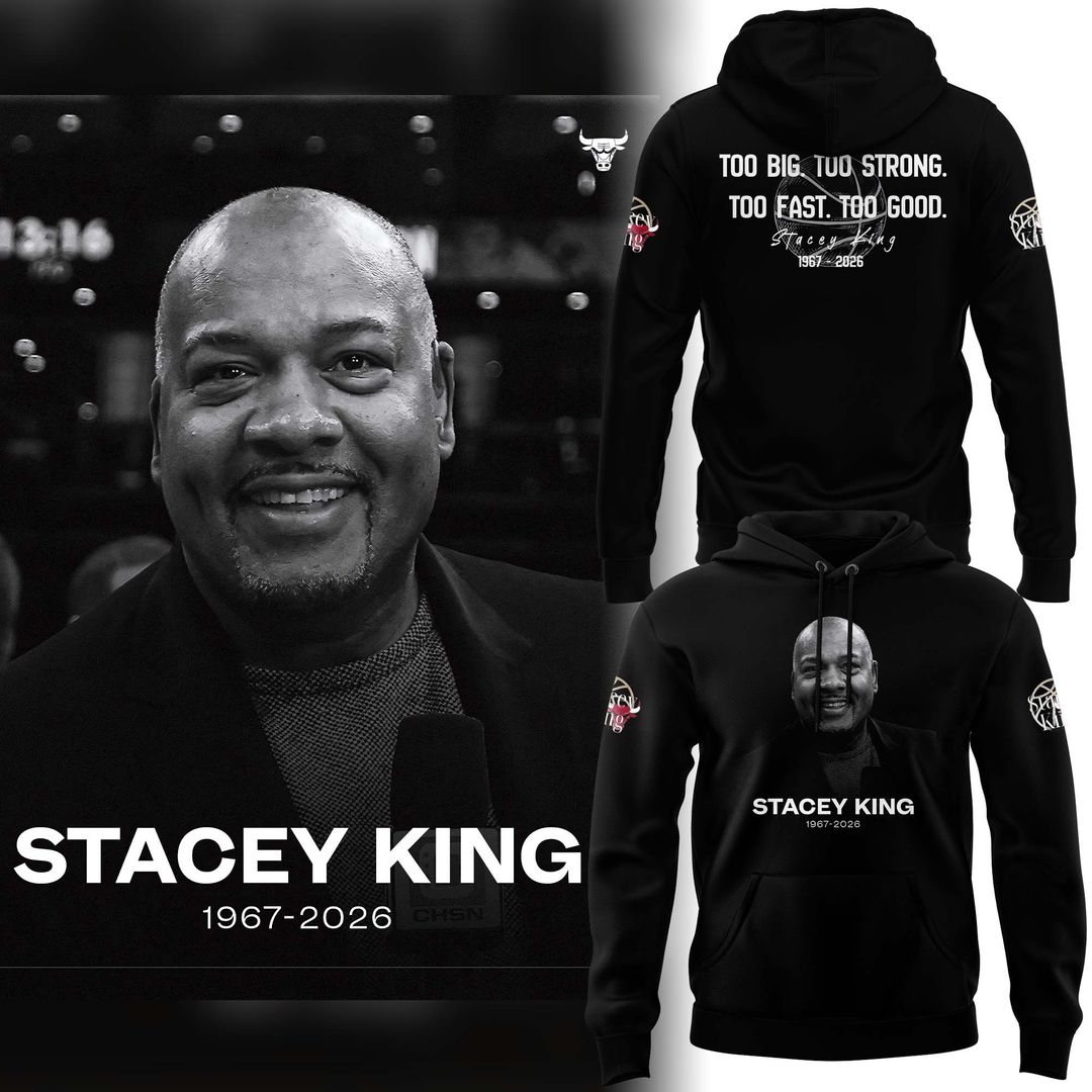 “Remembering Stacey King – The Voice of Bulls”🎙️🏀 Hoodie