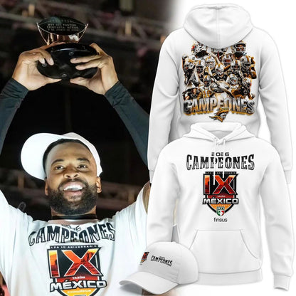 Caudillos de Chihuahua Campeones del Tazón México IX 2026 Camiseta Conmemorativa
