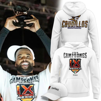 Caudillos de Chihuahua Campeones del Tazón México IX 2026 Camiseta Conmemorativa